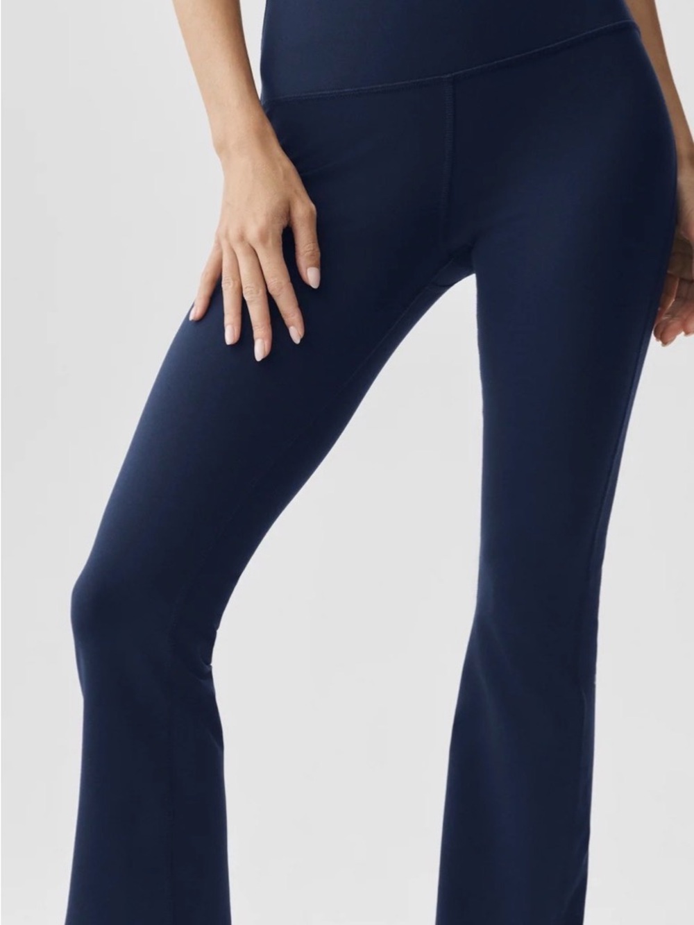 ALO Yoga Navy Airbrush High-Waist Bootcut Legging S NWT